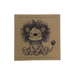Label | 4x4 cm | Löwenstark #1 | 30 Farben