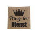 Label | 4x4 cm | Prinz im Dienst | 30 Farben