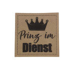 Label | 4x4 cm | Prinz im Dienst | 30 Farben