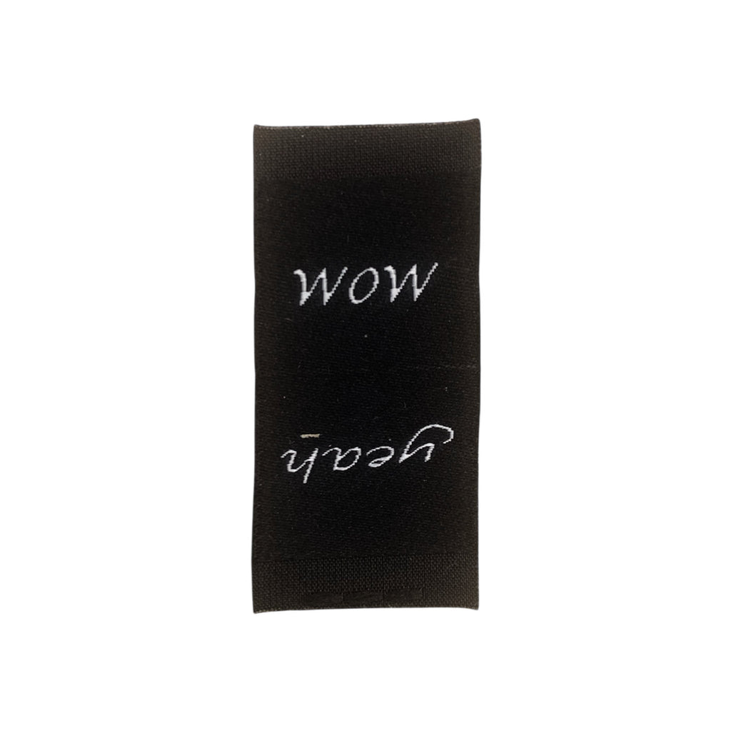 Weblabel | wow/yeah | schwarz