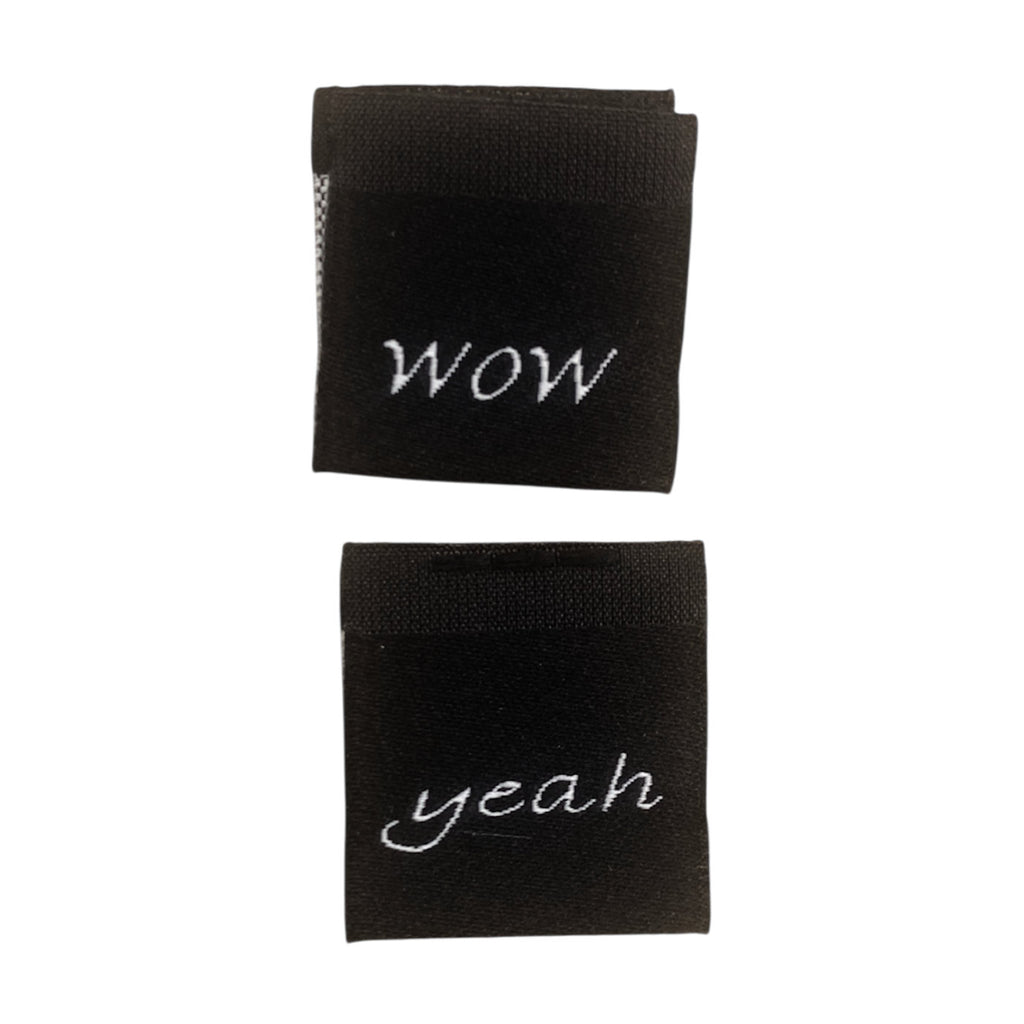 Weblabel | wow/yeah | schwarz