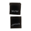 Weblabel | wow/yeah | schwarz