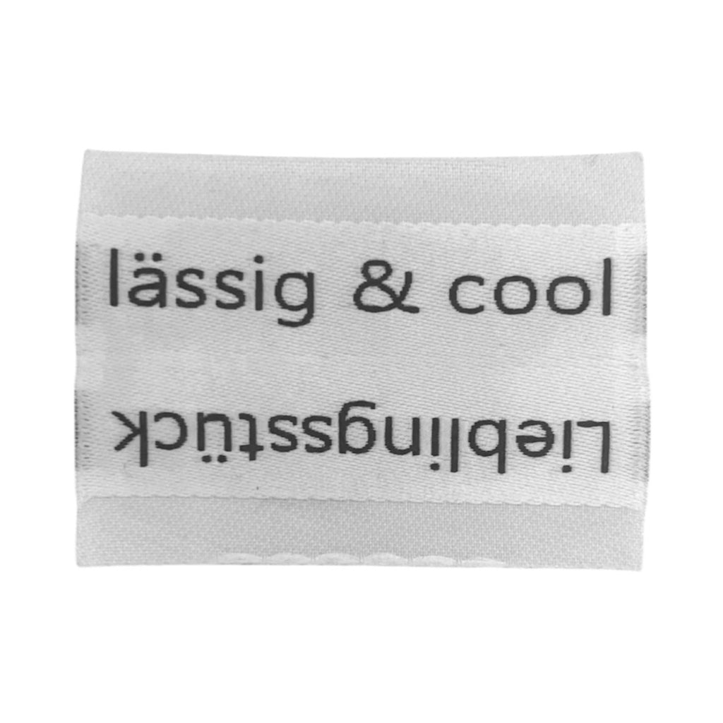 Weblabel | Lieblingsstück/lässig & cool | weiß