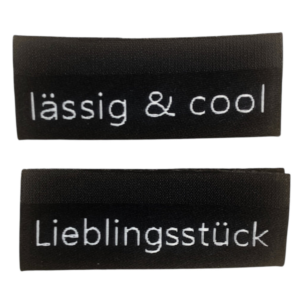 Weblabel | Lieblingsstück/lässig & cool | schwarz
