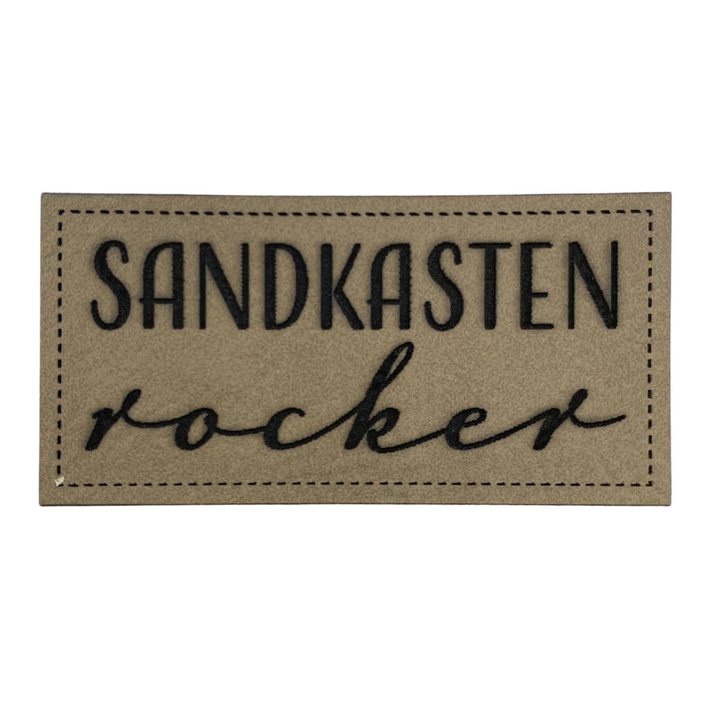 Label | 3x6 cm | Sandkastenrocker | 30 Farben
