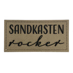 Label | 3x6 cm | Sandkastenrocker | 30 Farben