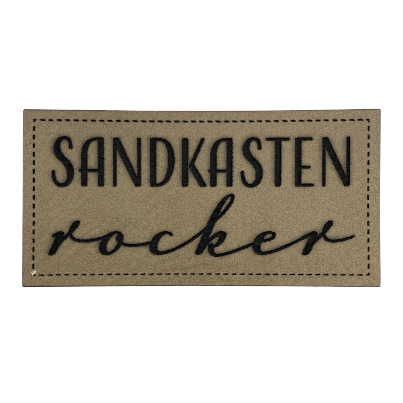 Label | 3x6 cm | Sandkastenrocker | 30 Farben
