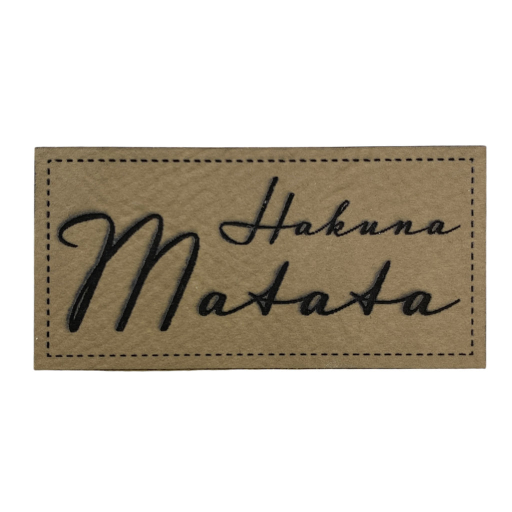 Label | 3x6 cm | Hakuna Matata | 30 Farben