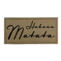 Label | 3x6 cm | Hakuna Matata | 30 Farben