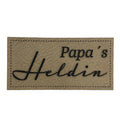 Label | 3x6 cm | Papa's Heldin | 30 Farben