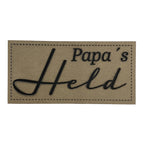 Label | 3x6 cm | Papa's Held | 30 Farben