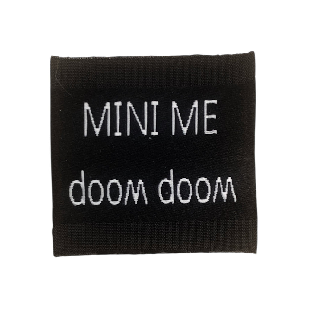 Weblabel | mini me/woop woop | schwarz