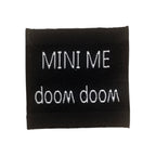 Weblabel | mini me/woop woop | schwarz