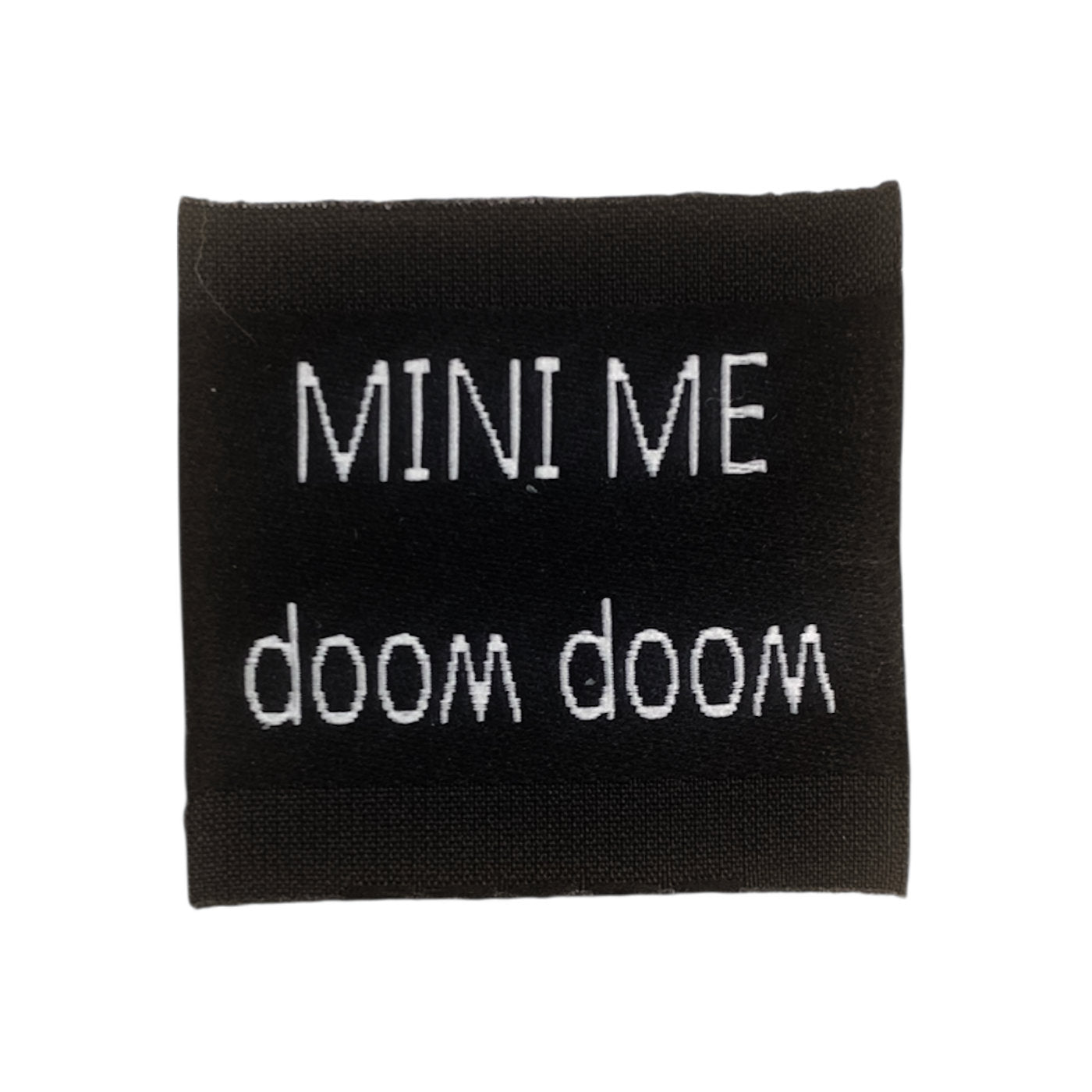 Weblabel | mini me/woop woop | schwarz