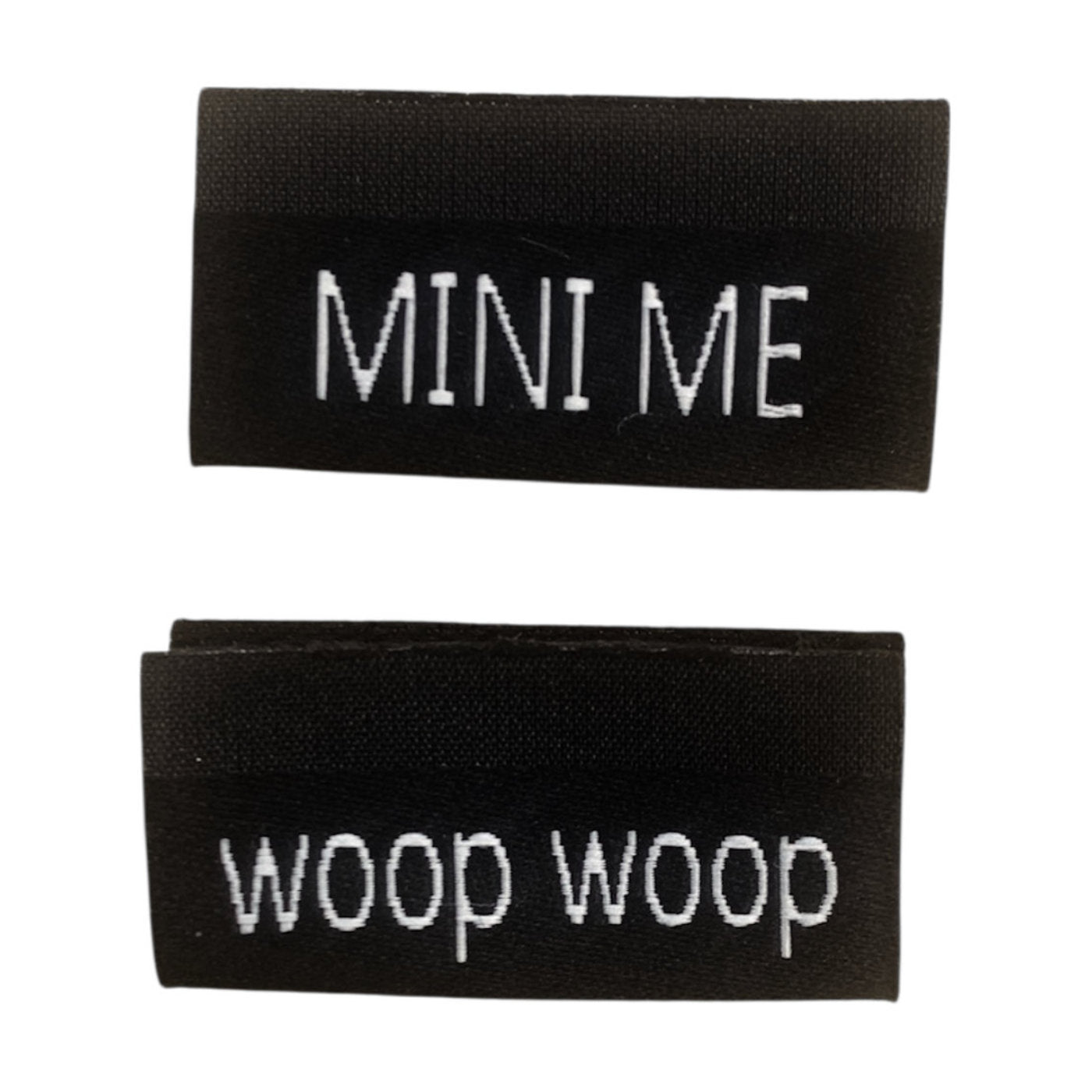 Weblabel | mini me/woop woop | schwarz