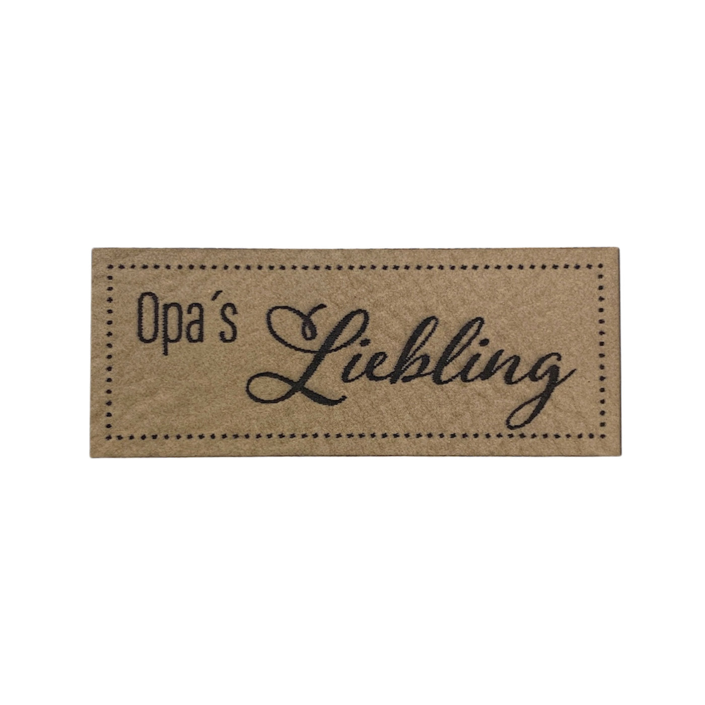 Label | 2x5 cm | Opa's Liebling | 30 Farben