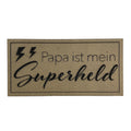 Label | 3x6 cm | Papa ist mein Superheld | 30 Farben