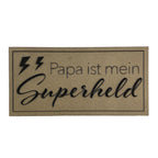 Label | 3x6 cm | Papa ist mein Superheld | 30 Farben
