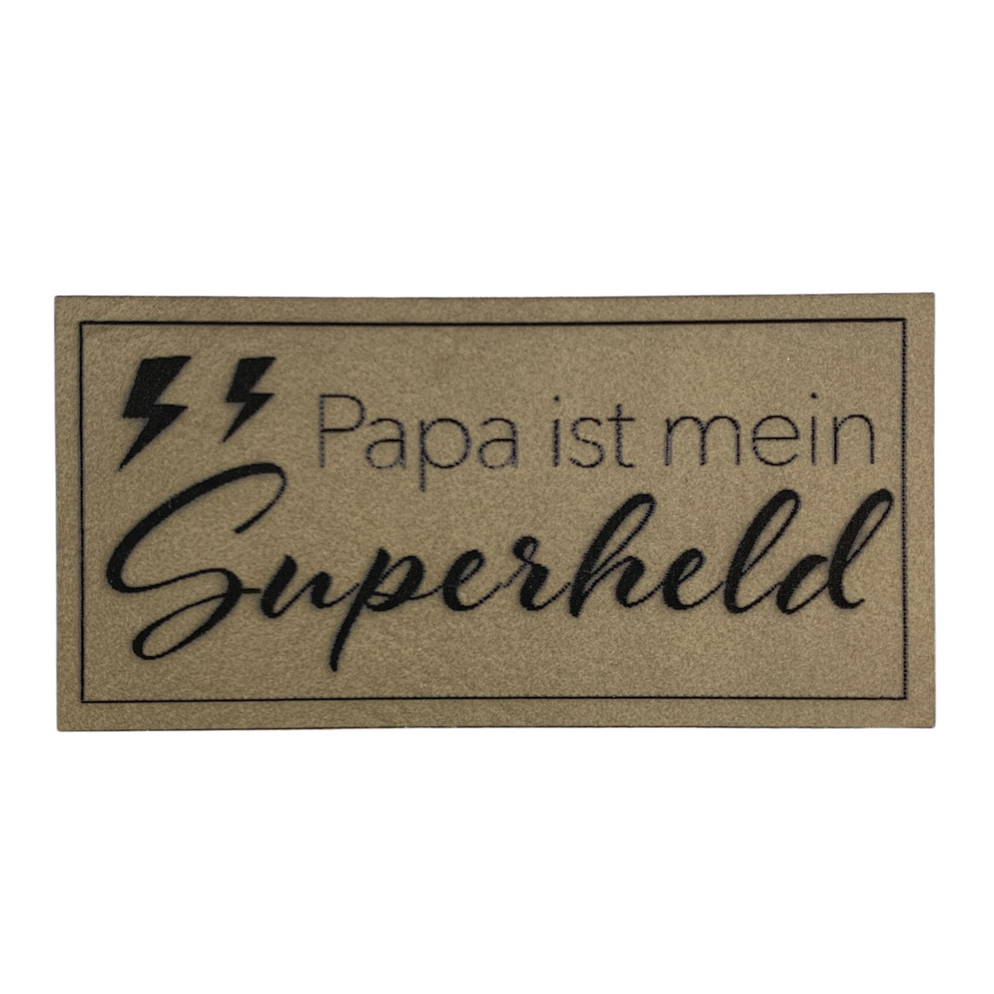 Label | 3x6 cm | Papa ist mein Superheld | 30 Farben