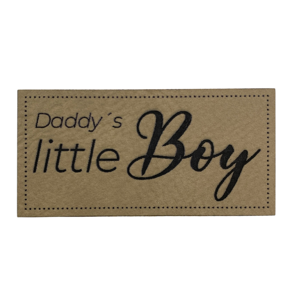Label | 3x6 cm | Daddy's little Boy | 30 Farben