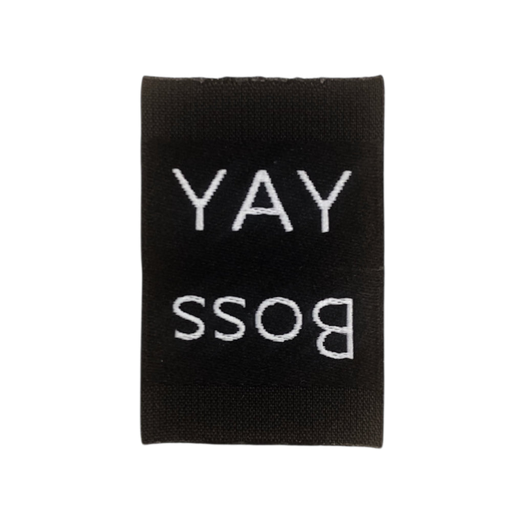 Weblabel | YAY/Boss | schwarz