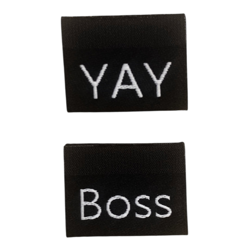 Weblabel | YAY/Boss | schwarz