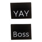 Weblabel | YAY/Boss | schwarz