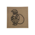 Label | 4x4 cm | Weihnachtsmann #1 | 30 Farben