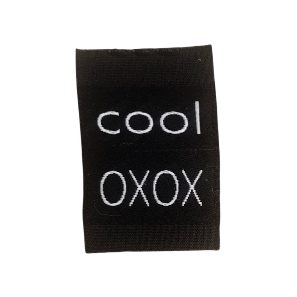 Weblabel | XOXO/cool | schwarz