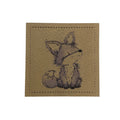 Label | 4x4 cm | Fuchsilein #1 | Katzengold Designs