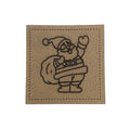 Label | 4x4 cm | Weihnachtsmann #3 | 30 Farben