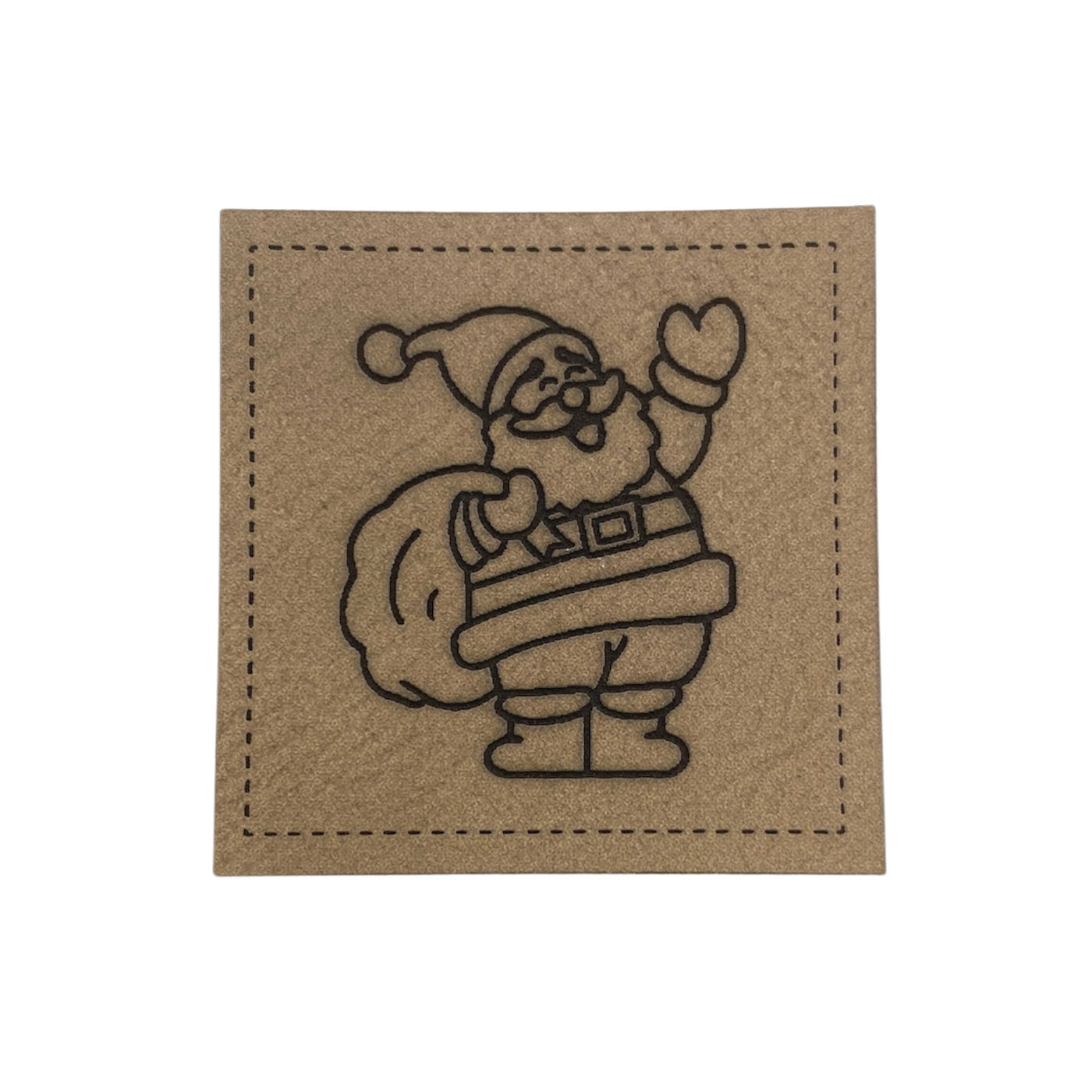 Label | 4x4 cm | Weihnachtsmann #3 | 30 Farben