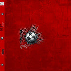 Panel Fußball rot | Eigenproduktion