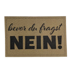 Label | 4x6 cm | bevor du fragst NEIN! | 30 Farben