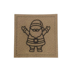 Label | 4x4 cm | Weihnachtsmann #5 | 30 Farben