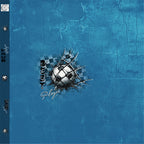 Panel Fußball blau | Eigenproduktion