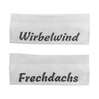 Weblabel | Frechdachs/Wirbelwind | weiß