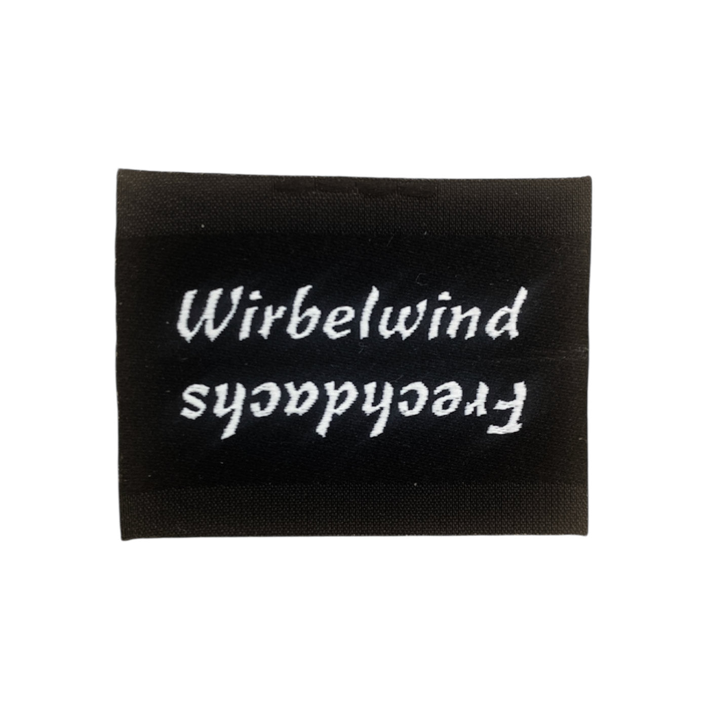 Weblabel | Frechdachs/Wirbelwind | schwarz