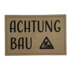Label | 4x6 cm | Achtung Bau | 30 Farben
