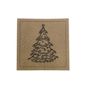 Label | 4x4 cm | Tannenbaum | 30 Farben