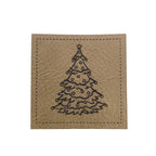 Label | 4x4 cm | Tannenbaum | 30 Farben
