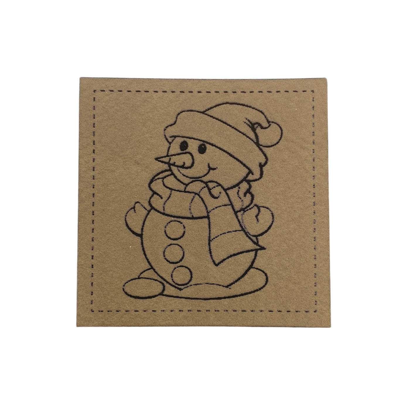Label | 4x4 cm | Schneemann | 30 Farben