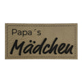 Label | 3x6 cm | Papa's Mädchen | 30 Farben