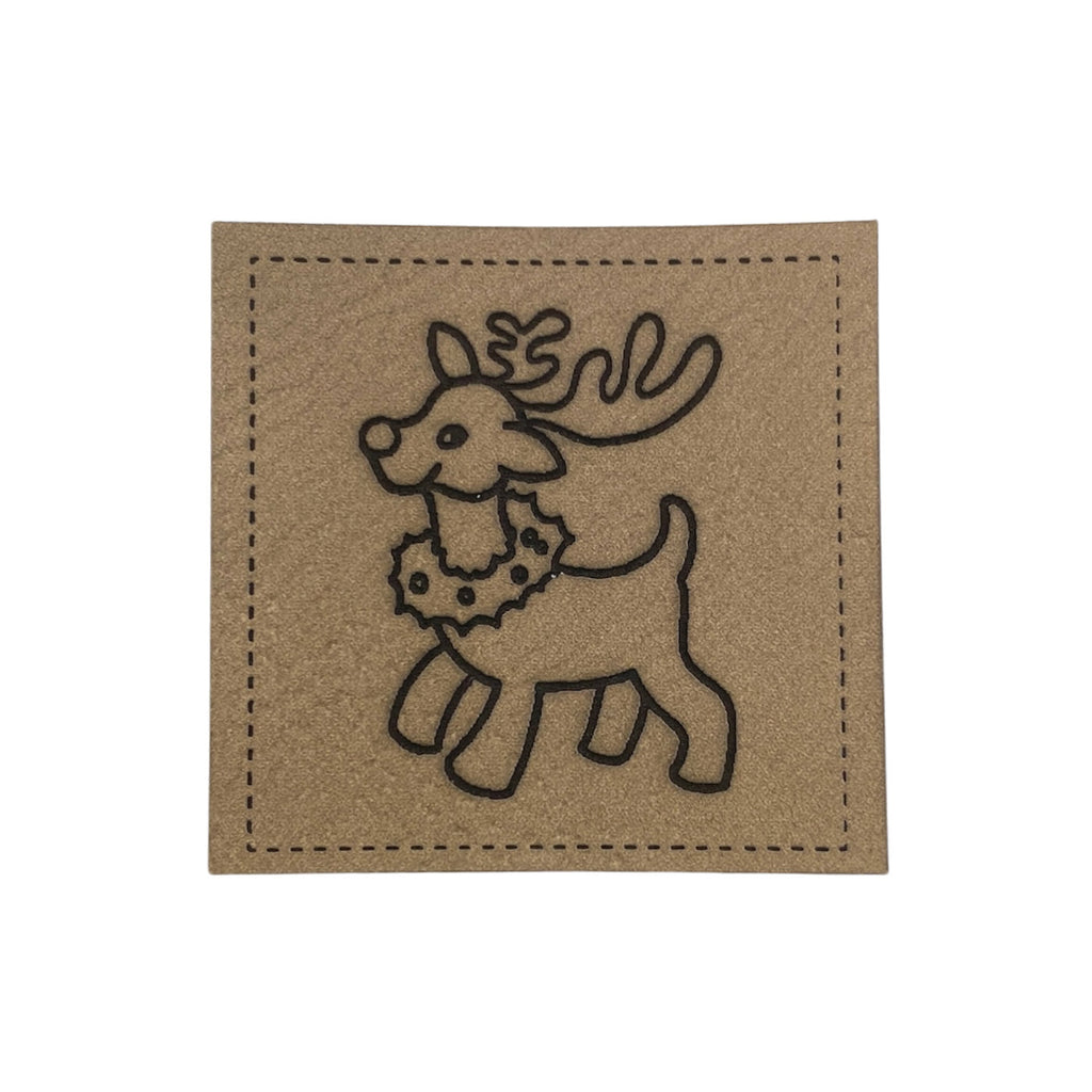 Label | 4x4 cm | Reh stehend | 30 Farben