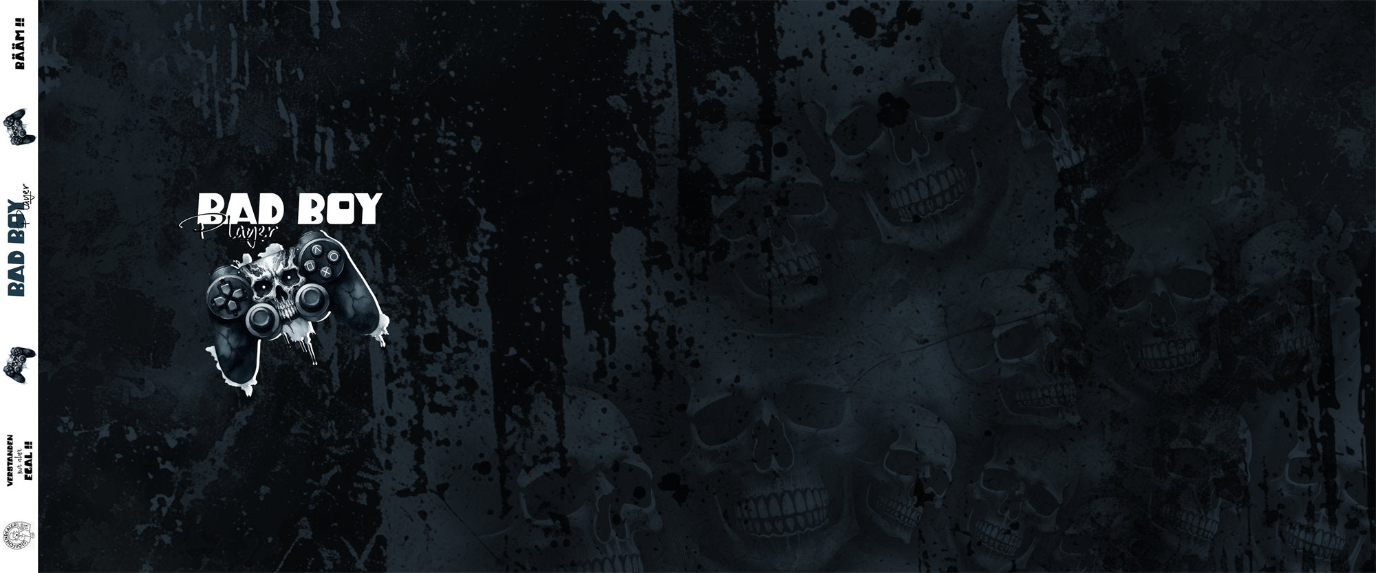 Panel Bad Boy Totenkopf | Eigenproduktion