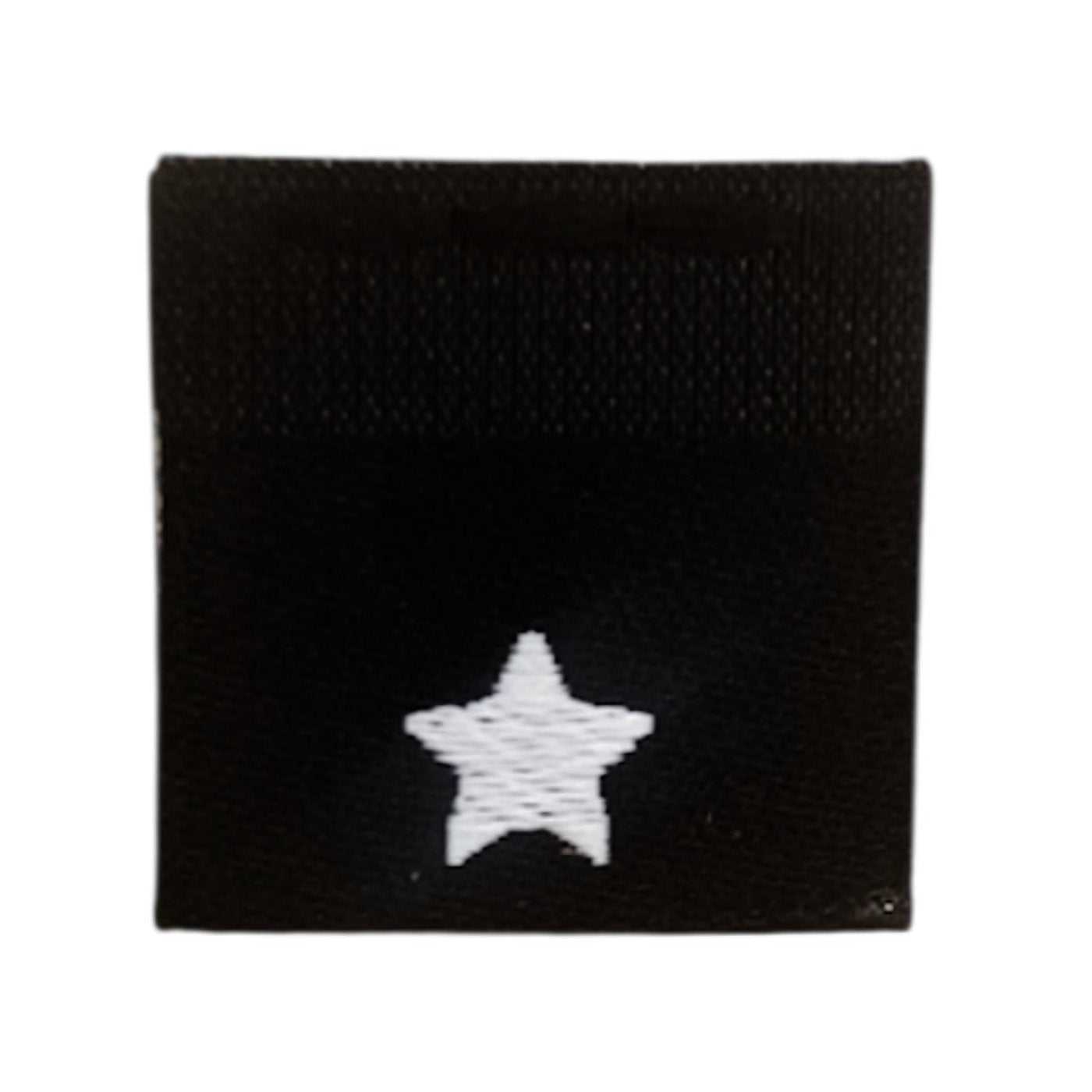 4 Stück Weblabel | Stern | schwarz
