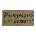 Label | 3x6 cm | Prinzessin war gestern | 30 Farben