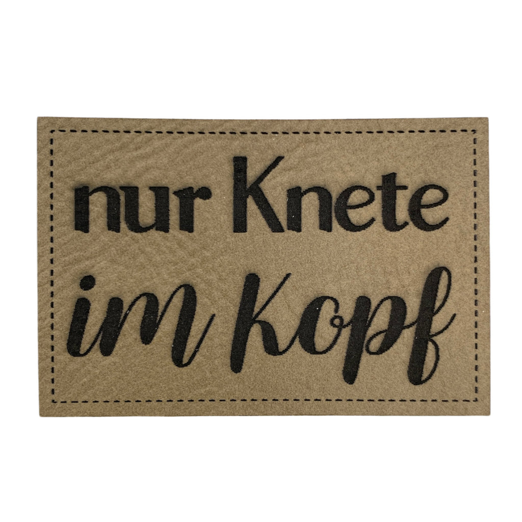 Label | 4x6 cm | nur Knete im Kopf | 30 Farben