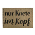 Label | 4x6 cm | nur Knete im Kopf | 30 Farben