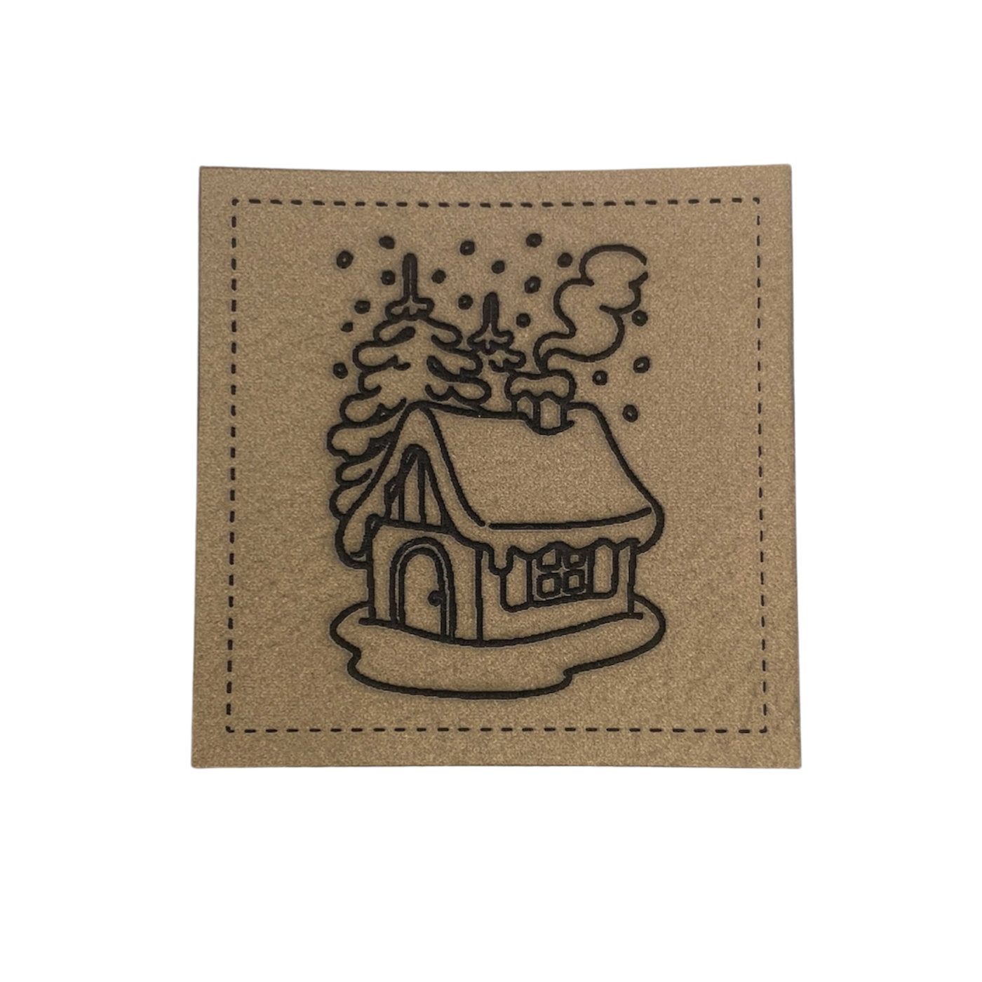 Label | 4x4 cm | Häuschen | 30 Farben